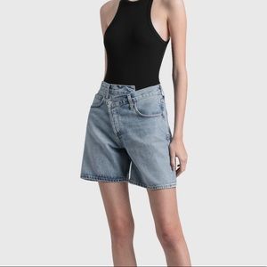 AGOLDE Criss Cross Upsized Shorts